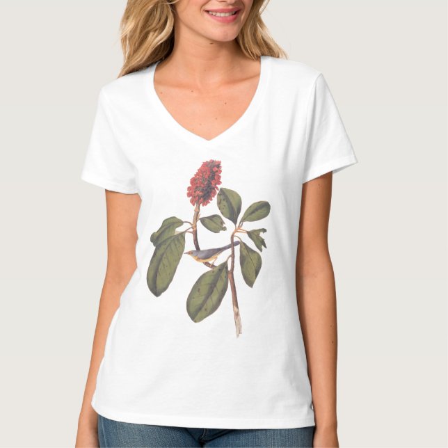 Audubon Bonaparte Flycatcher Bird T-Shirt (Vorderseite)