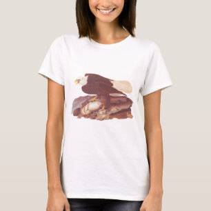 Audubon Classic Bald Eagle mit frischem Fisch T-Shirt