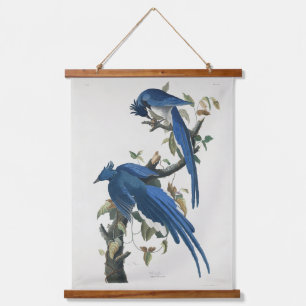 Audubon Columbia Jay Black Throated Magpie Jay Wandteppich Mit Holzrahmen