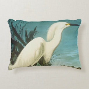Audubon: Egret Zierkissen