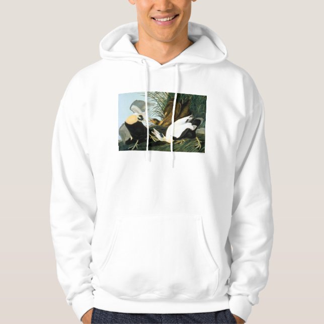 Audubon: Eiderenten-Ente Hoodie (Vorderseite)