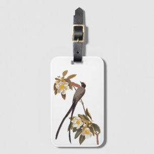 Audubon Fork-Tails Flycatcher Bird Vintage Kunst Gepäckanhänger