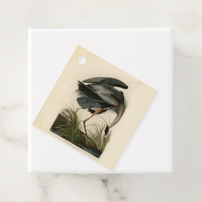 Audubon Great Blue Heron Marsh Bird Geschenkanhänger (Beispiel)