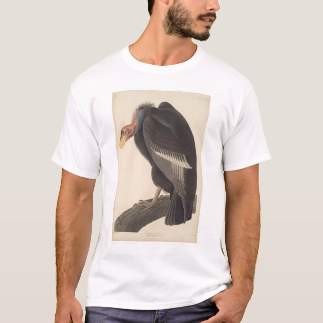 Audubon Kalifornien Geier (2609A) T-Shirt (Vorderseite)