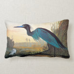 Audubon: Little Blue Heron Lendenkissen<br><div class="desc">Little Blue Heron (Florida caerulea,  or Egretta caerulea),  after John James Audubon for his 'Birds of America,  1827-38 ID:0087784</div>