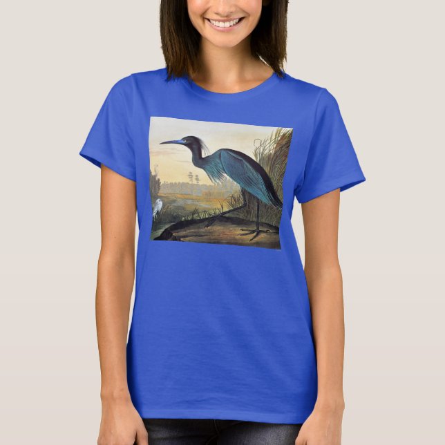 Audubon: Little Blue Heron T-Shirt (Vorderseite)