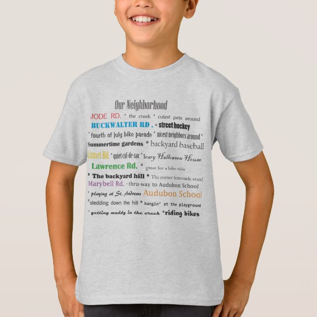 Audubon Nachbarschaft 1 T-Shirt (Vorderseite)