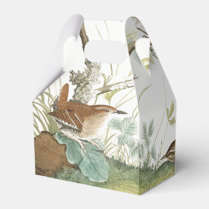 Audubon Nest Wren Birds Wildlife Favor Box Geschenkschachtel