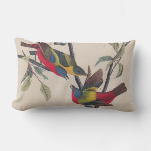 Audubon Painted Bunting Bird Wildlife Lendenkissen