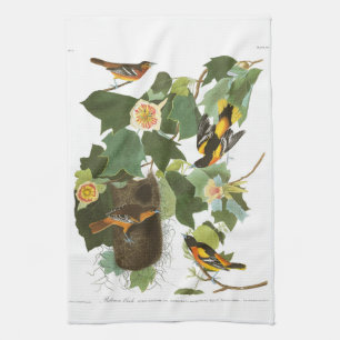 Audubon Platte 12 Baltimore Oriole Handtuch