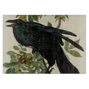 Audubon Raven Bird Classic Artwork Schneidebrett