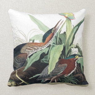 Audubon Reiher-Vogel-Tier-TierWurfs-Kissen Kissen