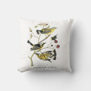 Audubon Ringelblumen-Waldsänger-Kissen Kissen