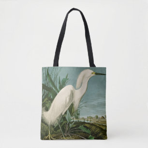 Audubon Schneeregenpfeifer Weißer Silberreiher Vog Tasche