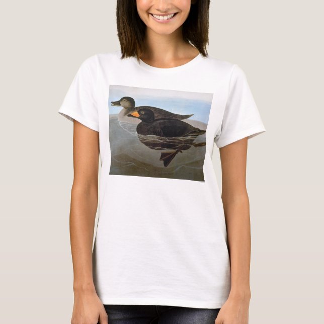 Audubon: Schwarze Ente T-Shirt (Vorderseite)