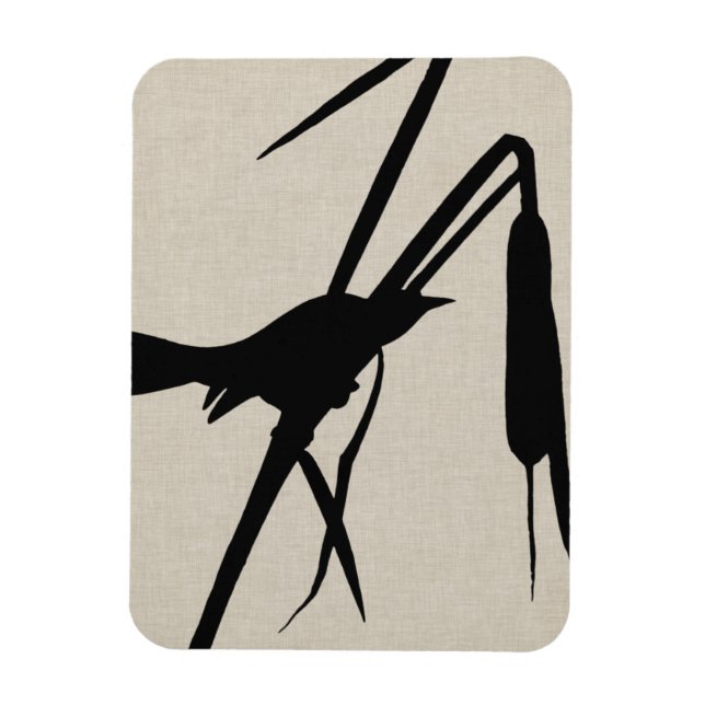 Audubon Silhouette II Magnet (Vertikal)