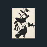 Audubon Silhouette IV Leinwanddruck<br><div class="desc">Tiere</div>
