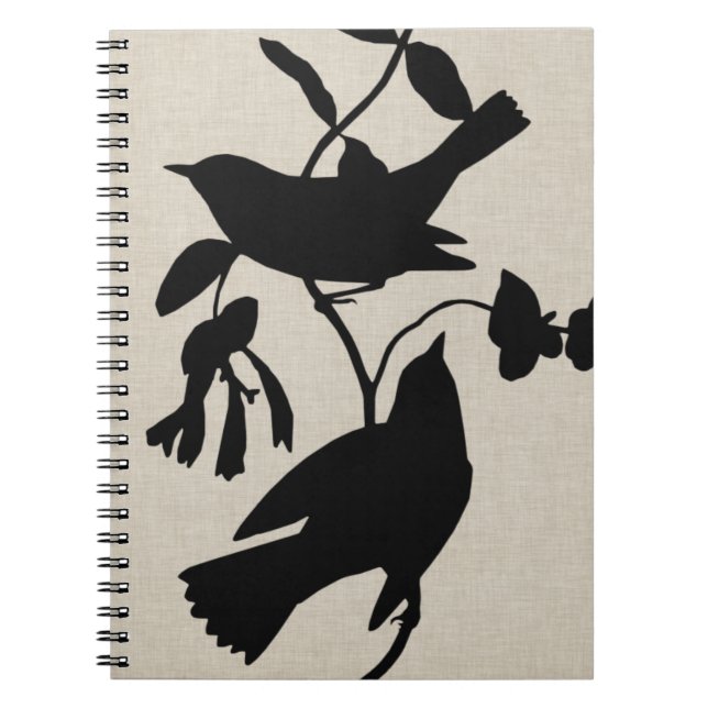 Audubon Silhouette IV Notizblock (Vorderseite)