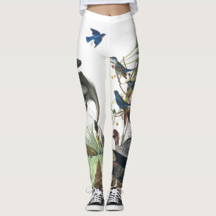 Audubon Vogel-wild lebende Tiere ganz über Leggings