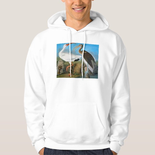Audubon: White Ibis Hoodie (Vorderseite)