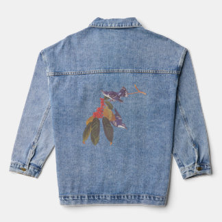 Audubons Blaugrün-blaugrüne Warbler-Vögel Jeansjacke