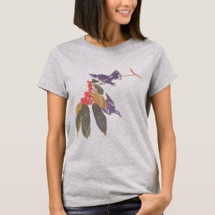 Audubons Blaugrün-blaugrüne Warbler-Vögel T-Shirt