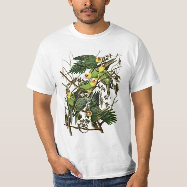 Audubons CarolinaParakeets T-Shirt (Vorderseite)