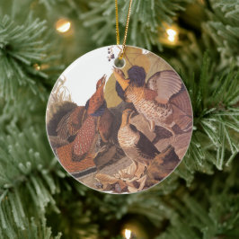 Audubon's Ruffed Grouse Keramikornament