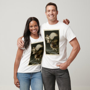 Audubons Vögel von Amerika (Tyto alba) T-Shirt