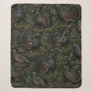 Auerhuhn Illustration Sherpadecke
