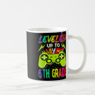 Auf 6. Klasse hochgestuft Gamer Zurück zur Schule Kaffeetasse