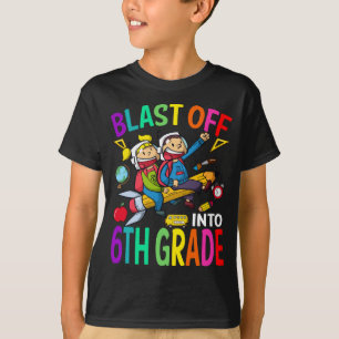 Auf 6. Stufe wieder in die Schule starten T-Shirt