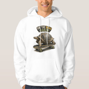 Auf Achse Again Schildkröte Skateboard Hoodie