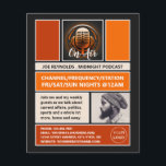 Auf Air Podcaster, Retro Podcast Werbung Flyer<br><div class="desc">Auf Air Podcaster,  Retro Podcast Werbe-Flyer von der Business Card Store.</div>