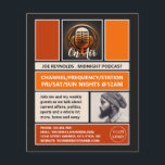 Auf Air Podcaster, Retro Podcast Werbung Flyer<br><div class="desc">Auf Air Podcaster,  Retro Podcast Werbe-Flyer von der Business Card Store.</div>