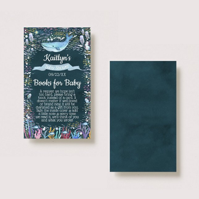 Auf Anfrage für das Sea Baby Shower Book Begleitkarte (Von Creator hochgeladen)