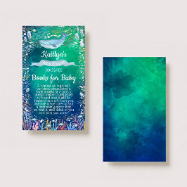 Auf Anfrage für das Sea Baby Shower Book Begleitkarte