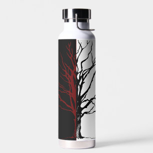 Auf Baumschwarz-Raven-Wasserflasche gekrönt Trinkflasche
