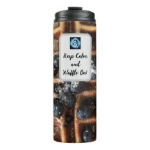 Auf! Blauer Blitz Reiki Thermal Tumbler