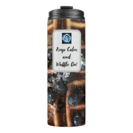 Auf! Blauer Blitz Reiki Thermal Tumbler Thermosbecher