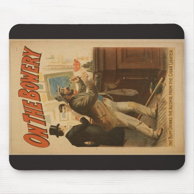 Auf Bowery Mousepad (Vorne)