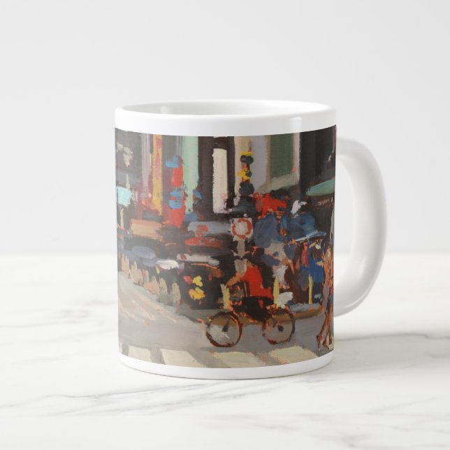 Auf Broadway 2012 Jumbo-Tasse (Vorderseite Rechts)