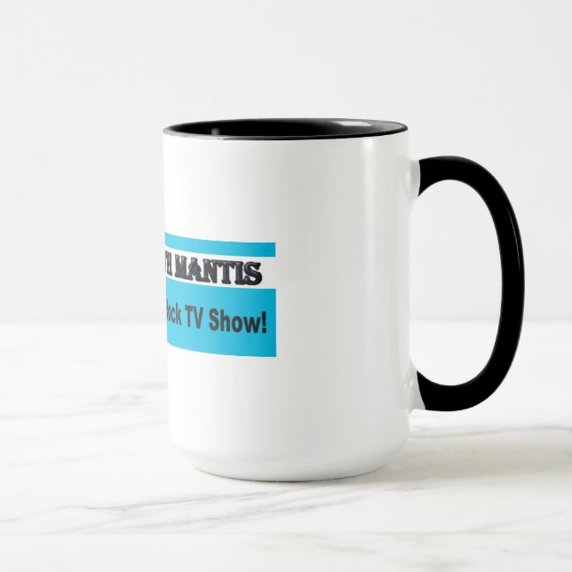 Auf Bühne mit der Mantis-Kaffee-Tasse Tasse (Rechts)