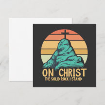 Auf Christus der solide Felsen stehe ich