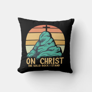 Auf Christus der solide Felsen stehe ich Kissen