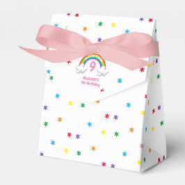 Auf Cloud 9! Rainbow Birthday Geschenkschachtel
