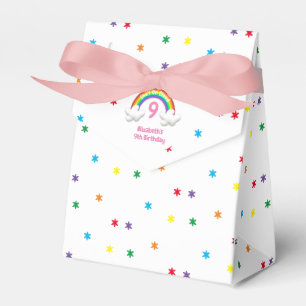 Auf Cloud 9! Rainbow Birthday Geschenkschachtel