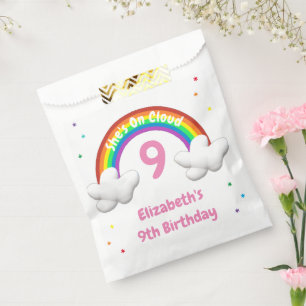 Auf Cloud 9! Rainbow Birthday Geschenktütchen