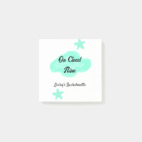 Auf Cloud neun pastellgrünen Wolken Stern Bachelor