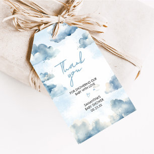 Auf Cloud Nine Baby Shower Gastgeschenk Tags Geschenkanhänger